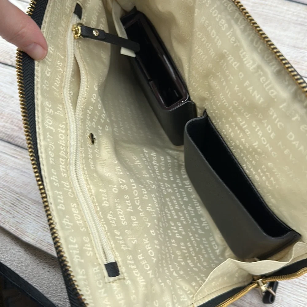 Kate Spade Everpurse Black Large Quentin Wristlet - Picture 8 of 10